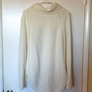 Dressbarn white cowl neck sweater